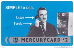 Mercury, MER412, Harry Enfield - Simple (Reprint), 2 Scans.   33MERB  Please Read - Mercury Communications & Paytelco