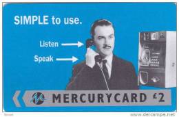 Mercury, MER412, Harry Enfield - Simple (Reprint), 2 Scans.   33MERB - [ 4] Mercury Communications & Paytelco
