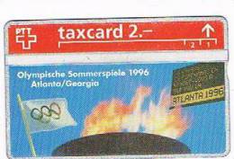 SVIZZERA (SWITZERLAND) - PTT - 1993 OLYMPIC GAMES ATLANTA 1996 CODE 304L   - MINT -  RIF. 4106 - Olympische Spelen
