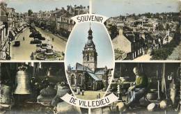 VILLEDIEU LES POELES CARTE MULTIVUES - Villedieu