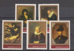 Russie YT 4984/8 ** : Rembrandt - 1983 - Rembrandt