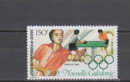 Nouvelle-Calédonie YT 562 ** : Tennis De Table , Séoul 88 - 1988 - Unused Stamps