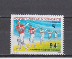 Nouvelle-Calédonie YT PA 256 ** : Cricket - 1987 - Neufs