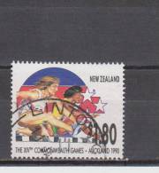 Nouvelle-Zélande YT 1058 Obl : Athlétisme , Haies Féminines - 1990 - Usados