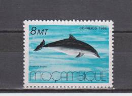 Mozambique YT 1038 ** : Dauphin Commun à Bec Court - 1986 - Delfines