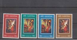 Sainte-Lucie YT 288/91 ** : Pâques , Rubens - 1971 - St.Lucia (...-1978)