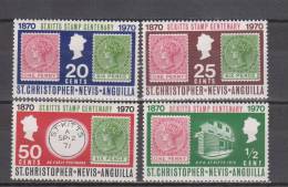 Saint-Christophe YT 243/6 ** : Timbre Sur Timbre - 1970 - St.Christopher-Nevis & Anguilla (...-1980)