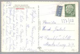 Heimat DE N.W. RINSECKE über Altenhunden 1954-08-10 Postablagenstempel Auf AK - Lettres & Documents