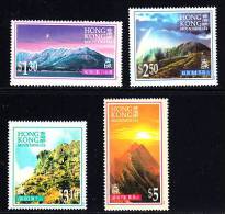 Hong Kong (low Postage) 1996 Hong Kong Mountains MNH Set - Unused Stamps