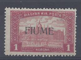 ITALIE - FIUME - 1919 -  N° 17 - X - TB - - Fiume & Kupa