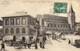 76 Valmont. La Mairie Et L'église - Valmont