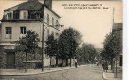 CPA 93 LE PRE SAINT GERVAIS LA GRANDE RUE ET L INSTITUTION - Le Pre Saint Gervais