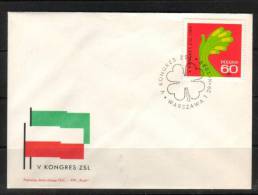 POLAND FDC 1969 5TH ZSL UNITED PEOPLE´S PARTY CONGRESS Communism Socialism Politics Rural Farming Agricultural Wheat - FDC