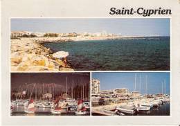 SAINT-CYPRIEN 66 - Panorama De La Ville - 29.7.1988 - U-2 - Saint Cyprien