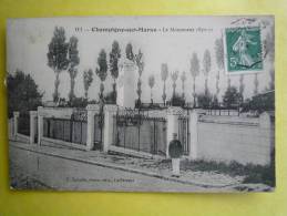 CHAMPIGNY SUR MARNE LE MONUMENT 1870 1871 FACIOLLE N° 111 - Champigny