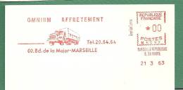 Marseille, Affrètement - EMA Secap N - Spécimen De Présentation 12x6cm  (K509) - LKW