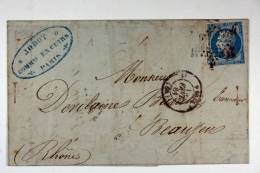 France: Lettre 1861, Paris A Beaujeu - 1849-1876: Classic Period