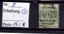Antigua   Michel Nr:  8  Gebraucht  #3140 - 1858-1960 Kolonie Van De Kroon