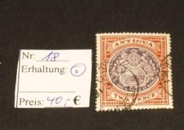 Antigua   Michel Nr:   18   Gebraucht   #3142 - 1858-1960 Kronenkolonie