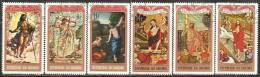 Burundi 1971 Mi# 750-755 A Used - Easter / Paintings - Usati