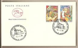 Italia - Busta FDC Con Serie Completa: Il Circo - 1994 - Circus