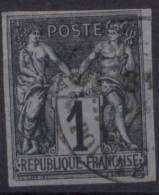 #25# COLONIES GENERALES N° 37 Oblitéré Pointe-à-Pitre (Guadeloupe) - Sage