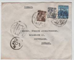Egypt Cover Sent Air Mail To Denmark  Alexandria 1957 - Briefe U. Dokumente
