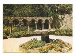 Cp, 29, Daoulas, LE Cloître  Et La VAsque Avec Ses Têtes En Relief, Voyagée 1989 - Daoulas