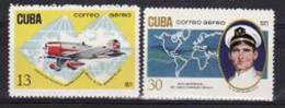 C4473 - Cuba 1971 - Yv.no. PA 251/2 , Neufs** - Airmail