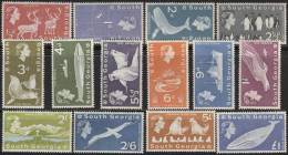 SOUTH  GEORGIA - DEFINITIVE SET  - **MNH - 1963 - Zuid-Georgia