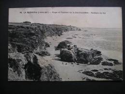 La Bernerie(Loire-Inf.)-Plage Et Falaises De La Boutlnardiere-Rochers Du Roi 1925 - Pays De La Loire