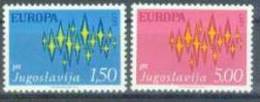 YU 1972-1457-8 EUROPA CEPT, YUGOSLAVIA, 2v, MNH - 1972
