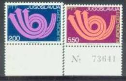 YU 1973-1507-8 EUROPA CEPT, YUGOSLAVIA, 2v, MNH - 1973