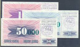 Bosnia & Herzegovina "Travnik" Overprint Paper Money 1993 UNCIRCULAR ** - Bosnien-Herzegowina