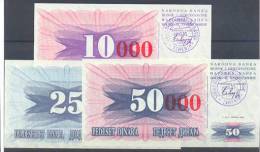 Bosnia & Herzegovina Republica Srpska BILLS YEAR-SET 15-10-1993 UNCIRCULAR ** - Bosnien-Herzegowina