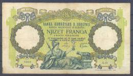 Albania Paper Money Bill 20 Franga USED - Albanië