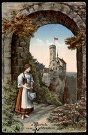 ALTE POSTKARTE S'BÄRBELE VOM LICHTENSTEIN Honau Kreis Reutlingen Schloss Castle Chateau Cpa Postcard AK Ansichtskarte - Contes, Fables & Légendes