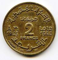 2 Francs "MAROC"  1945 1364 - Marocco