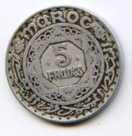 5 Francs "MAROC" Alu 1370  1951 - Marokko