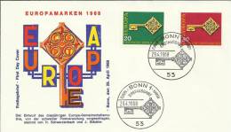 ALEMANIA BONN EUROPA CEPT 1968 LLAVE - 1968