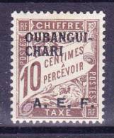 Oubangui Taxe N°2 Neuf Charniere - Neufs