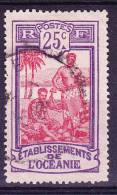 Océanie  N°51 Oblitéré Dent Faible En Bas - Used Stamps