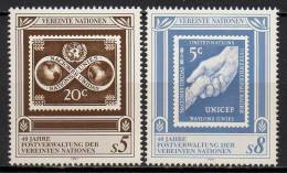 Nations Unies (Vienne) - 1991 - Yvert N° 129 & 130 ** - Unused Stamps