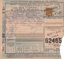 8671# COLIS POSTAUX Y&T N° 165 Obl SEDAN EST 1940 ARDENNES Pour LES SABLES D'OLONNE VENDEE - Lettres & Documents