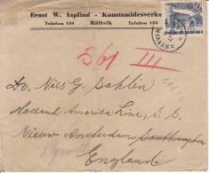 Sweden Cover Scott #271 Facit #264 30o Swedish Church In Wilmington - Cartas & Documentos