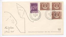 Sweden FDC World Refugee Year 7-4-1960 - Refugiados