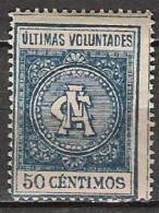 82-ULTIMAS VOLUNTADES NUEVO COLEGIO NOTARIAL,NUEVO,ENVIO COMO EL DE IMAGEN,NUEVO **. - Revenue Stamps