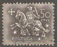 PORTUGAL - 1953,  Selo De Autoridade Do Rei D. Dinis.  50 C.   (o)   MUNDIFIL  Nº 766 - Gebruikt