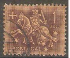 PORTUGAL - 1953,  Selo De Autoridade Do Rei D. Dinis.  1 E.   (o)   MUNDIFIL  Nº 768 - Gebruikt