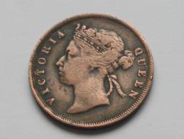 STRAITS SETTLEMENTS -1 One Cent 1897 - India Straits -Victoria Queen - Colonias